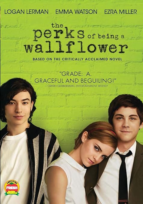 The movie cover for "The Perks of Being a Wallflower."