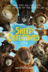Film poster art for the movie, The Sheep Detectives.