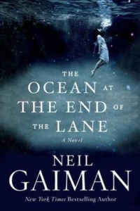 Cover art for the novel the ocean at the end of the lane by Neil Gaiman