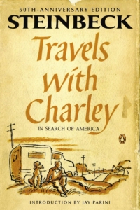 Cover art for the book Travels with Charley by John Steinbeck